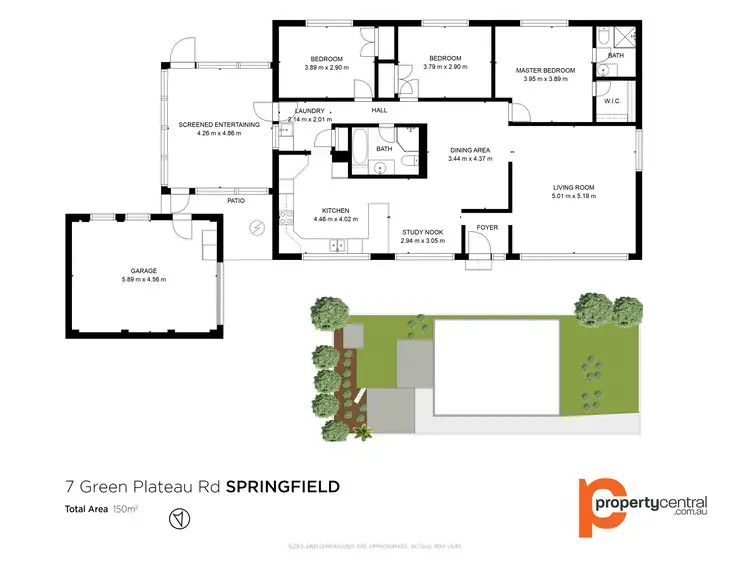Floorplan of Homely house listing, 7 Green Plateau Road, Springfield NSW 2250