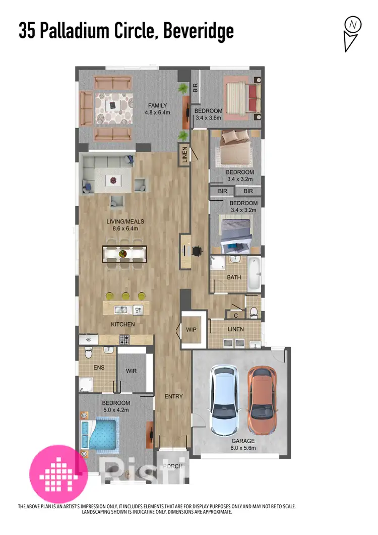 Floorplan of Homely house listing, 177/12 Palladium Circle, Beveridge VIC 3753