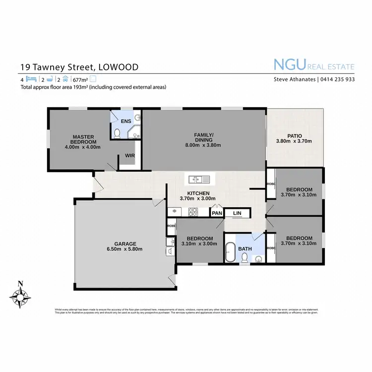 Floorplan of Homely house listing, 19 Tawney Street, Lowood QLD 4311