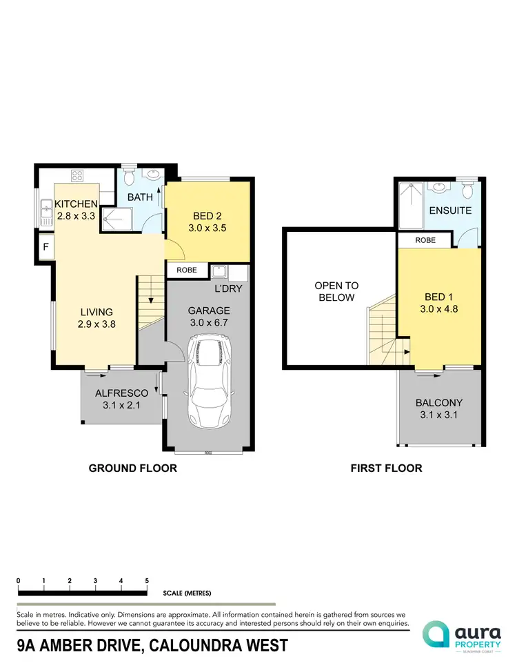 Floorplan of Homely terrace listing, 28/40-52 Amber Drive, Caloundra West QLD 4551