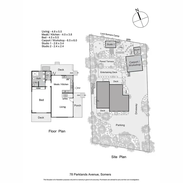 Floorplan of Homely house listing, 78 Parklands Avenue, Somers VIC 3927