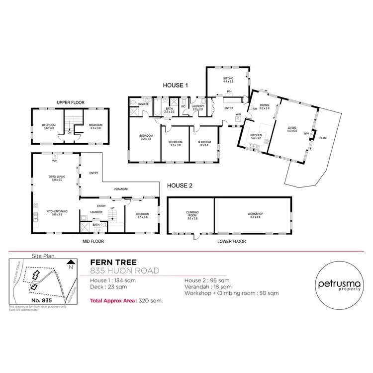 Floorplan of Homely house listing, 835 Huon Road, Fern Tree TAS 7054