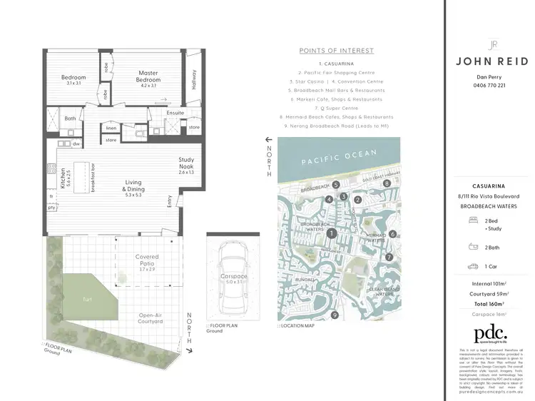 Floorplan of Homely unit listing, 8/111 Rio Vista Boulevard, Broadbeach Waters QLD 4218