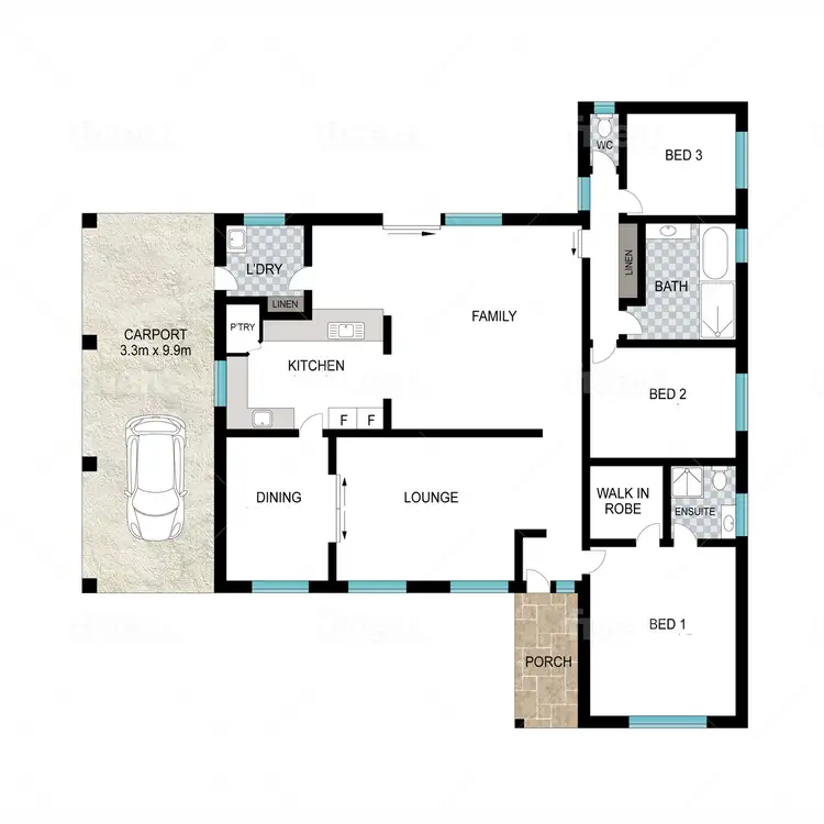 Floorplan of Homely house listing, 60 Conroy Street, Port Augusta SA 5700