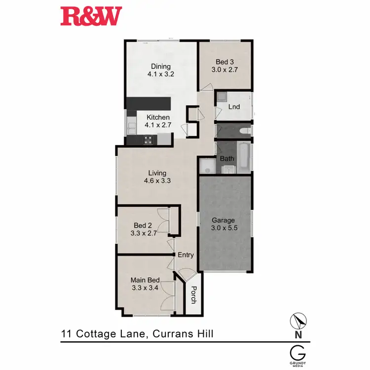 Floorplan of Homely house listing, 11 Cottage Lane, Currans Hill NSW 2567