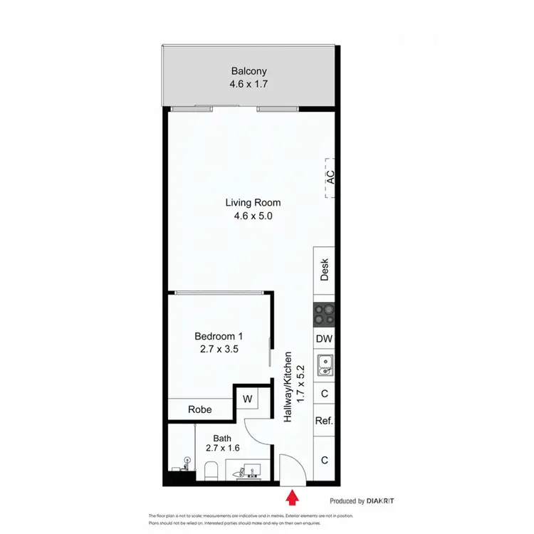 Floorplan of Homely apartment listing, 313/15 Clifton Street, Prahran VIC 3181