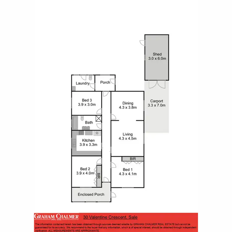 Floorplan of Homely house listing, 30 Valentine Crescent, Sale VIC 3850