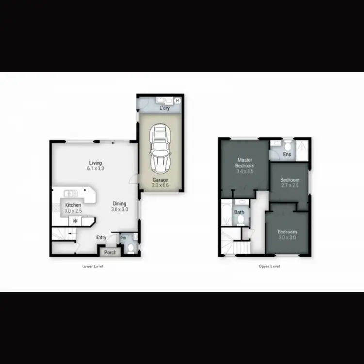 Floorplan of Homely townhouse listing, 1/16 Martin Street, Nerang QLD 4211