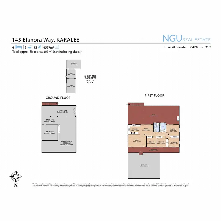 Floorplan of Homely house listing, 145 Elanora Way, Karalee QLD 4306