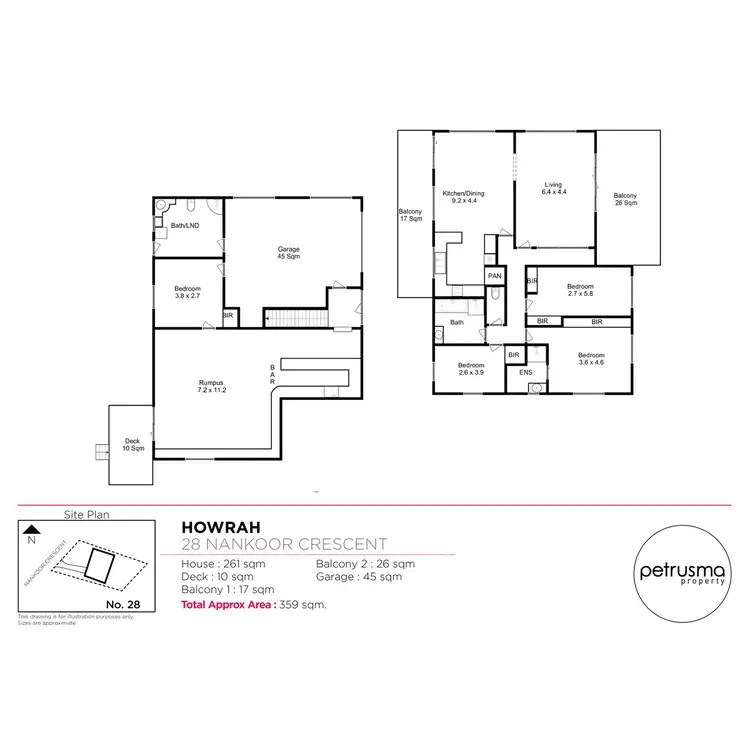 Floorplan of Homely house listing, 28 Nankoor Crescent, Howrah TAS 7018