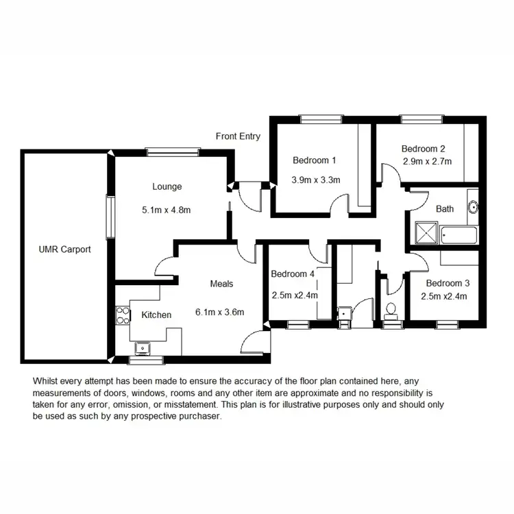 Floorplan of Homely house listing, 50 Tassie Street, Port Augusta SA 5700