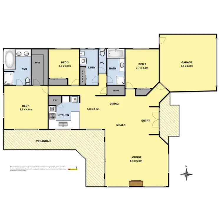 Floorplan of Homely rural property listing, 127 Cashins Road, Kawarren VIC 3249
