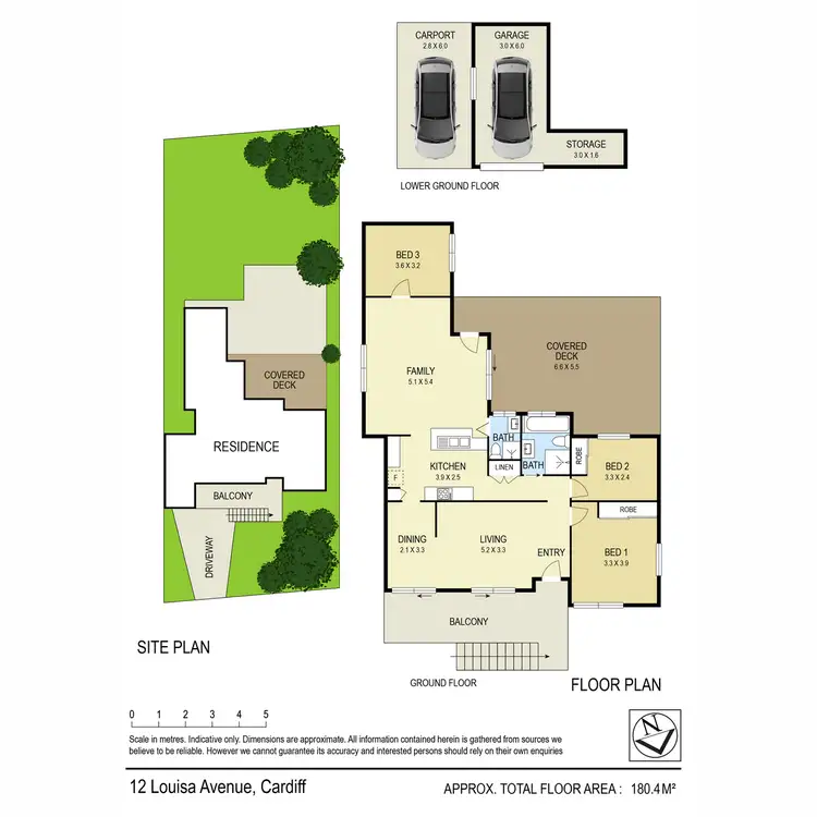 Floorplan of Homely house listing, 12 Louisa Avenue, Cardiff NSW 2285