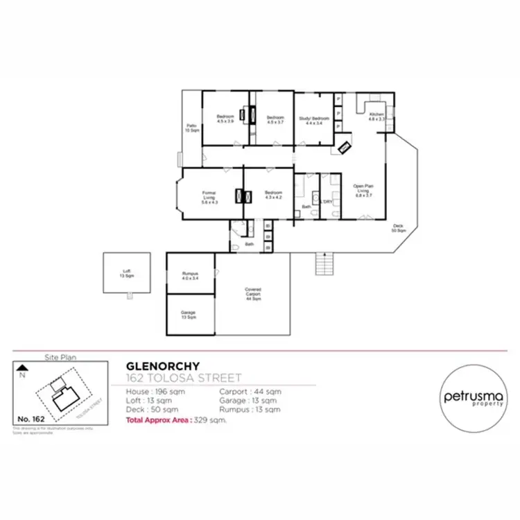 Floorplan of Homely house listing, 162 Tolosa Street, Glenorchy TAS 7010