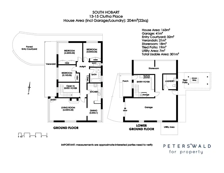 Floorplan of Homely house listing, 13-15 Clutha Place, South Hobart TAS 7004