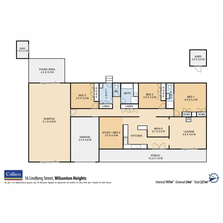 Floorplan of Homely house listing, 16 Lindberg Street, Wilsonton QLD 4350