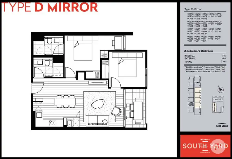 Floorplan of Homely apartment listing, 1410/11 Carriage Street, Bowen Hills QLD 4006