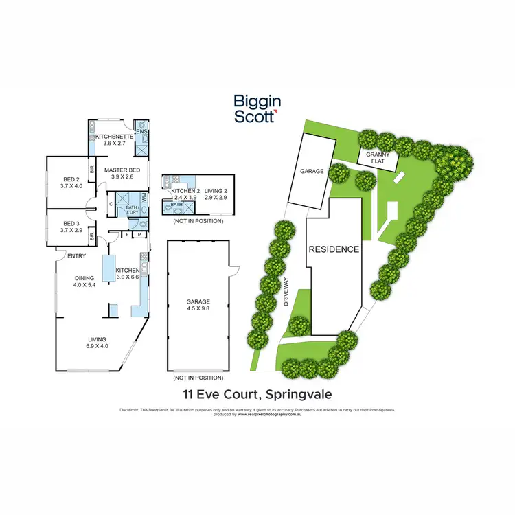 Floorplan of Homely house listing, 11 Eve Court, Springvale VIC 3171