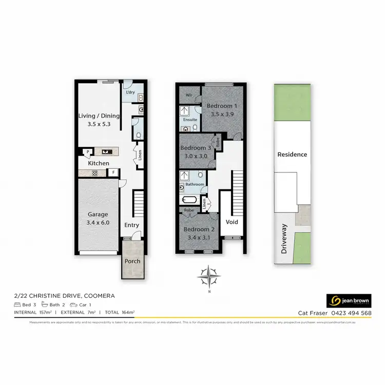 Floorplan of Homely townhouse listing, Lot 2/22 Christine Drive, Coomera QLD 4209