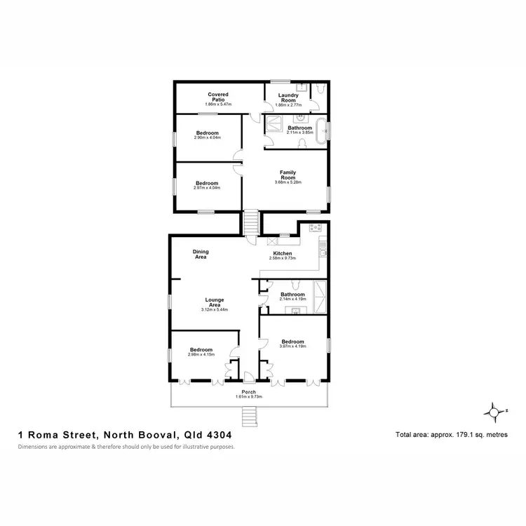 Floorplan of Homely house listing, 1 Roma Street, North Booval QLD 4304
