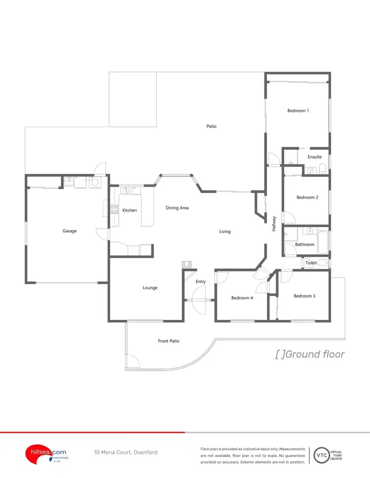 Floorplan of Homely house listing, 10 Mona Court, Oxenford QLD 4210