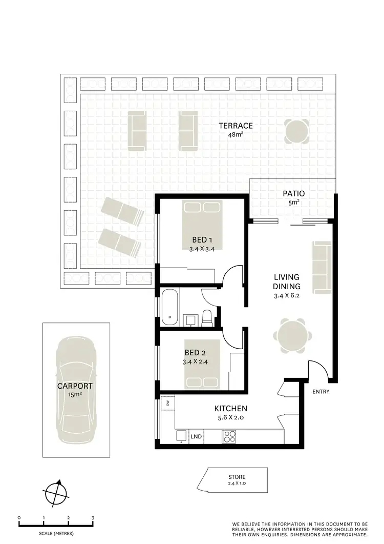 Floorplan of Homely apartment listing, 5/428 Darling Street, Balmain NSW 2041