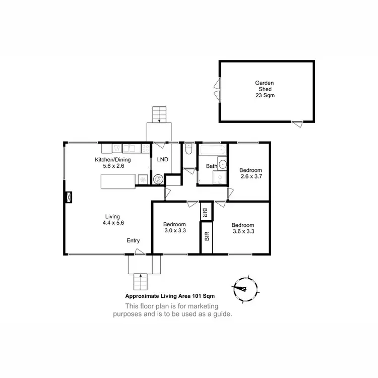 Floorplan of Homely house listing, 25 Hoffman Street, Midway Point TAS 7171