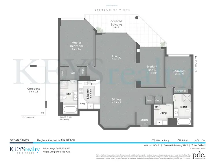 Floorplan of Homely apartment listing, 20/11 Hughes Avenue, Main Beach QLD 4217