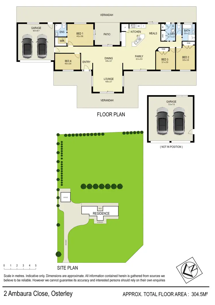 Floorplan of Homely house listing, 2 Ambaura Close, Osterley NSW 2324