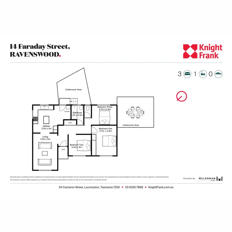 Floorplan of Homely house listing, 14 Faraday Street, Ravenswood TAS 7250
