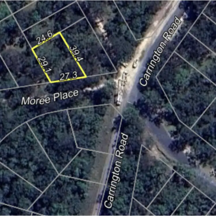 Floorplan of Homely land listing, LOT 121 Moree Place, North Arm Cove NSW 2324