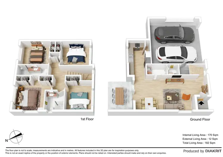 Floorplan of Homely townhouse listing, 20/36 Stay Place, Carseldine QLD 4034