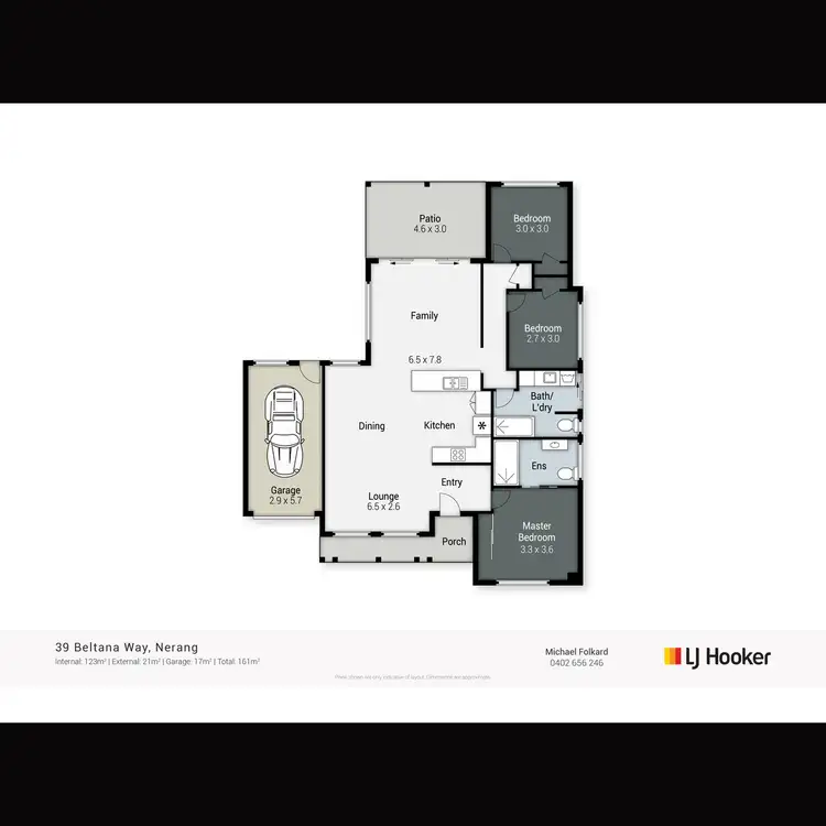 Floorplan of Homely house listing, 39 Beltana Way, Nerang QLD 4211