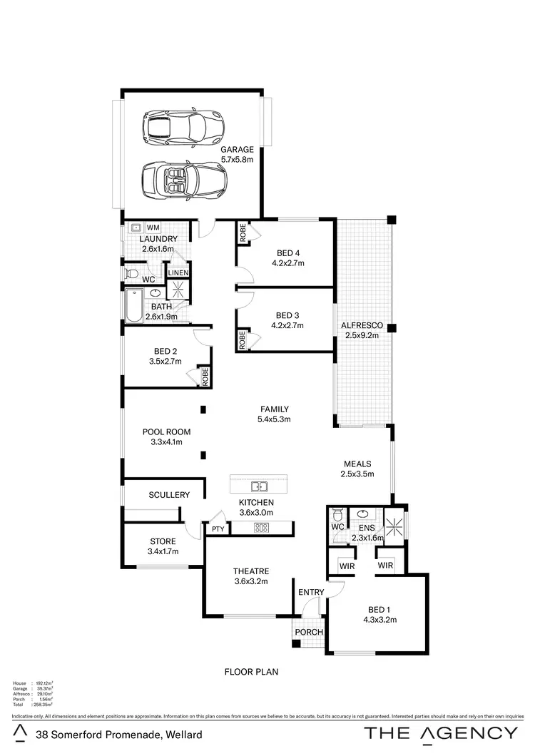Floorplan of Homely house listing, 38 Somerford Promenade, Wellard WA 6170