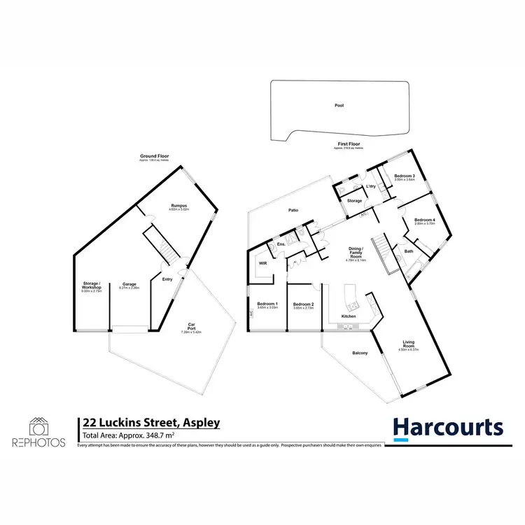 Floorplan of Homely house listing, 22 Luckins Street, Aspley QLD 4034