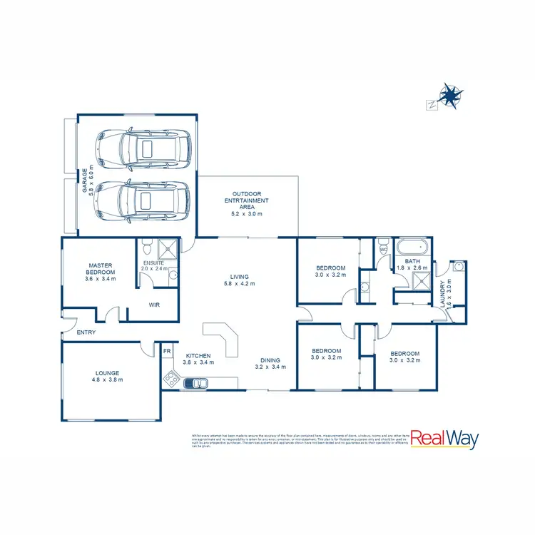 Floorplan of Homely house listing, 48 Jutsum Street, Middle Ridge QLD 4350