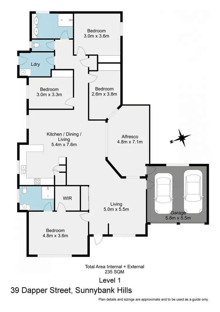 Floorplan of Homely house listing, 39 Dapper Street, Sunnybank Hills QLD 4109