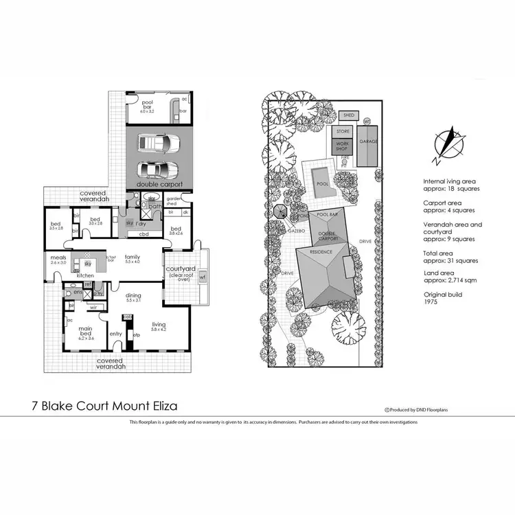 Floorplan of Homely house listing, 7 Blake Court, Mount Eliza VIC 3930