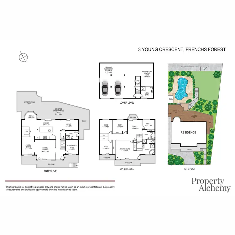 Floorplan of Homely house listing, 3 Young Crescent, Frenchs Forest NSW 2086