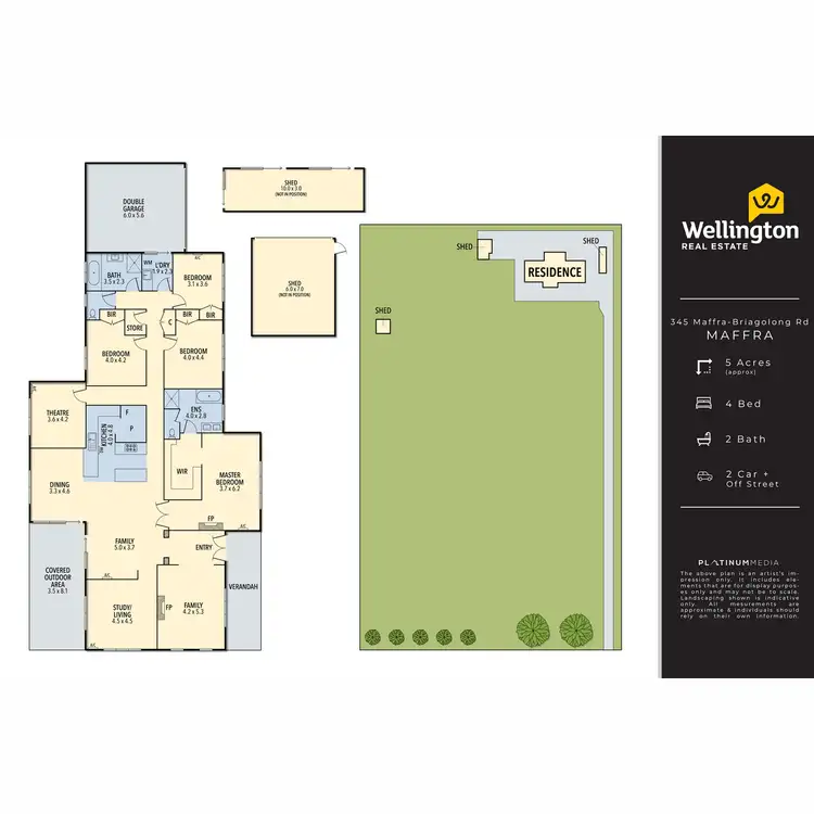 Floorplan of Homely rural property listing, 345 Maffra - Briagolong Road, Maffra VIC 3860