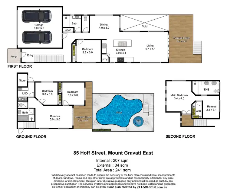 Floorplan of Homely house listing, 85 Hoff Street, Mount Gravatt East QLD 4122