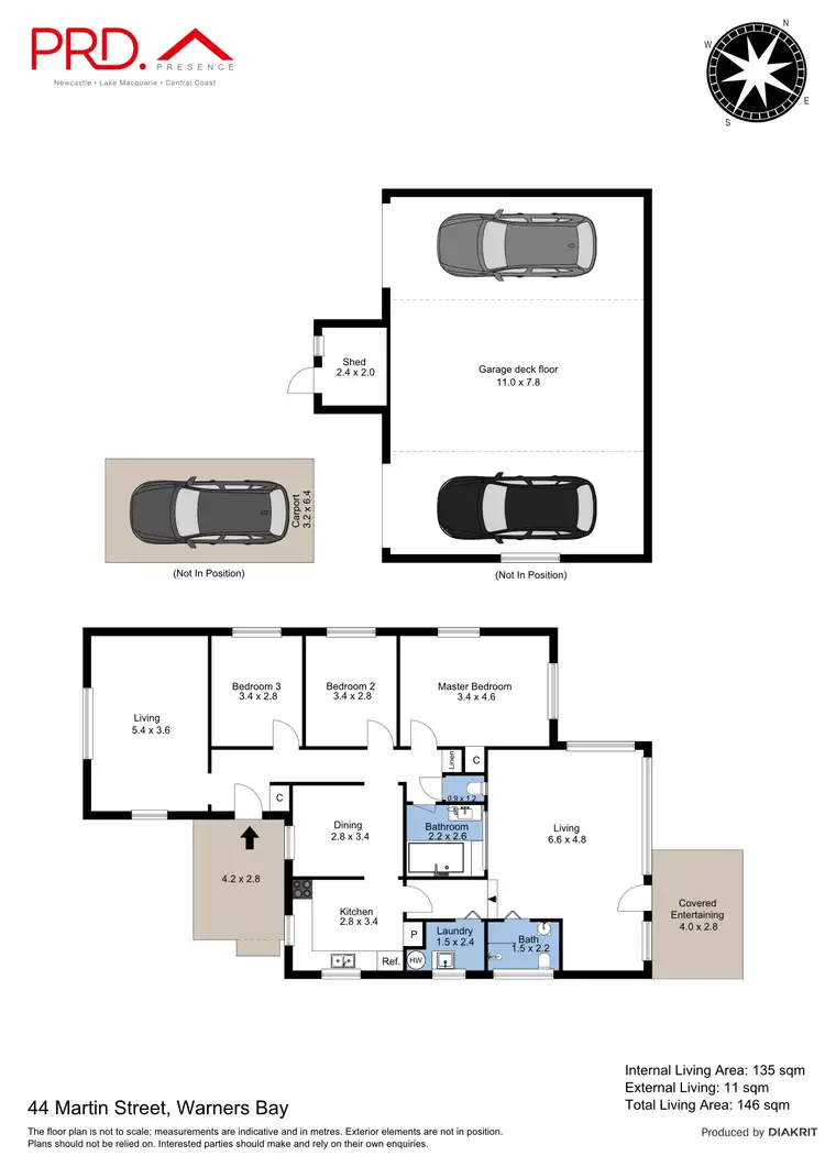 Floorplan of Homely house listing, 44 Martin Street, Warners Bay NSW 2282