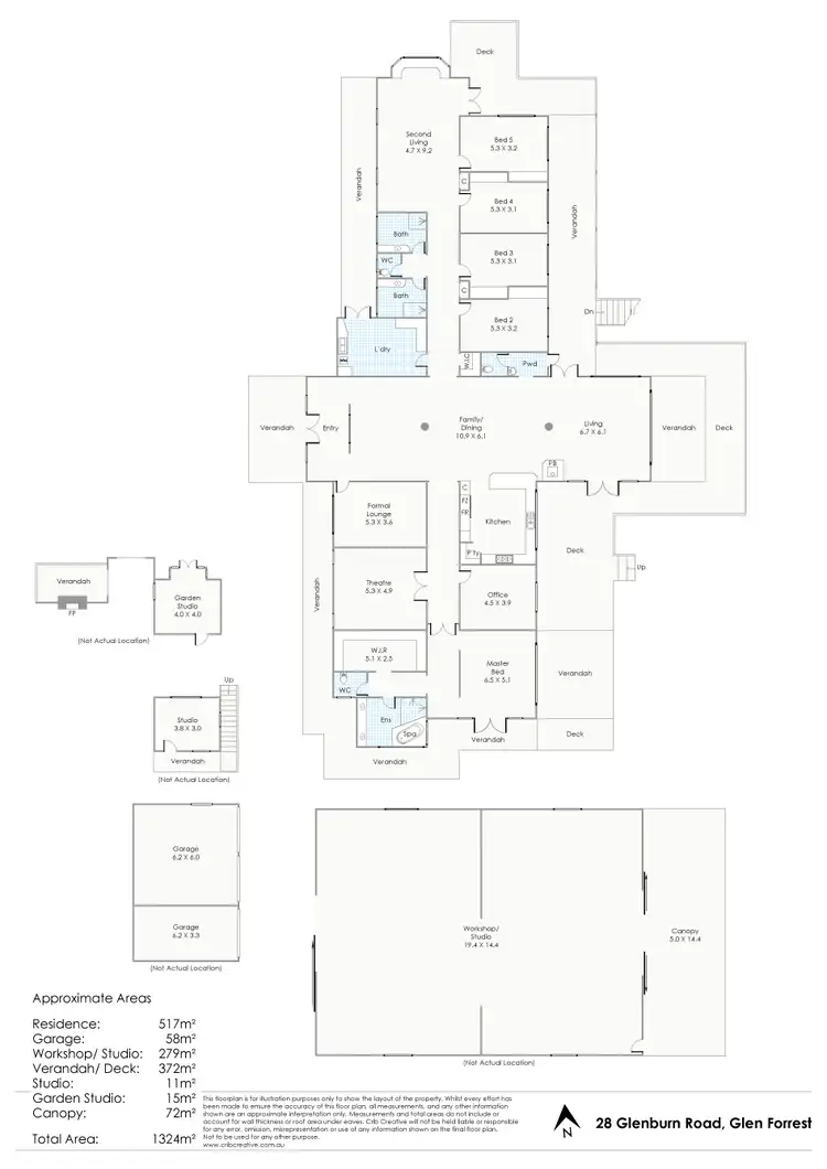 Floorplan of Homely house listing, 28 Glenburn Road, Glen Forrest WA 6071