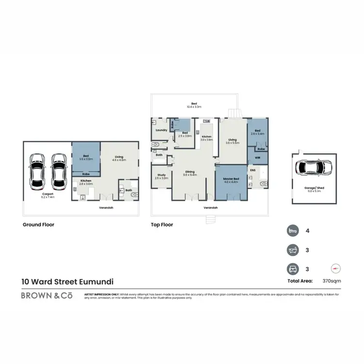 Floorplan of Homely house listing, 10 Ward Street, Eumundi QLD 4562