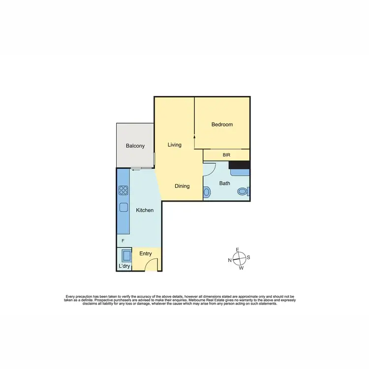 Floorplan of Homely apartment listing, 410/10-14 Hope Street, Brunswick VIC 3056