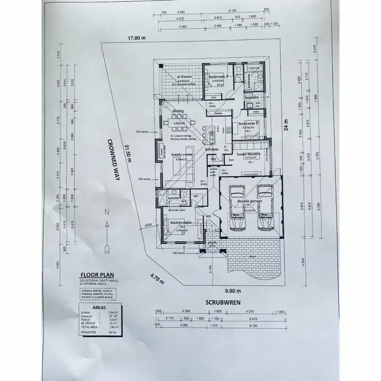 Floorplan of Homely house listing, 10 Crowned Way, Alkimos WA 6038
