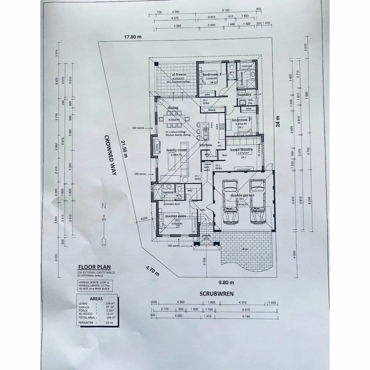 Floorplan of Homely house listing, 10 Crowned Way, Alkimos WA 6038