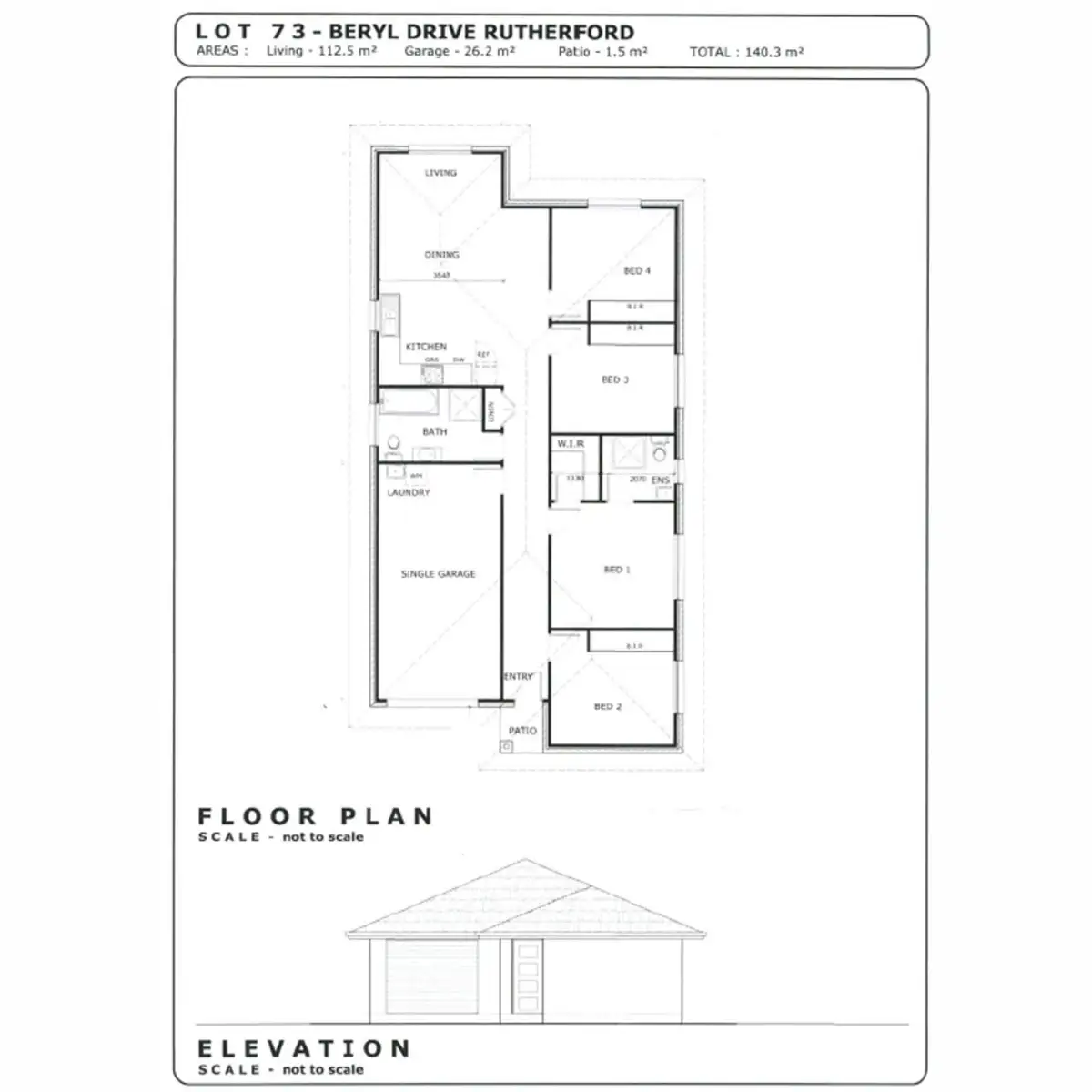 Floorplan of Homely house listing, 1/1 Arglye Estates, Rutherford NSW 2320