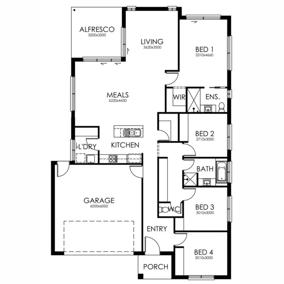 Floorplan of Homely house listing, Address available on request