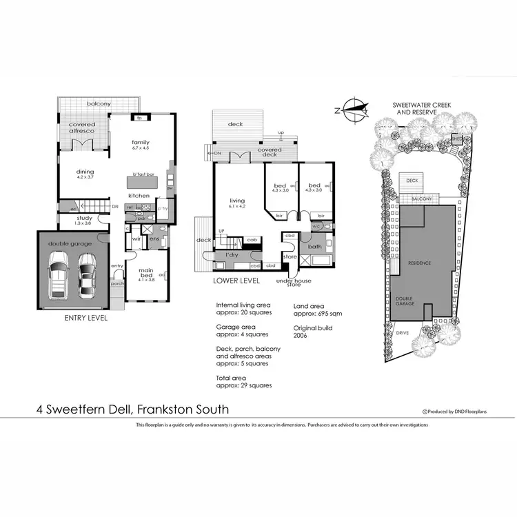 Floorplan of Homely house listing, 4 Sweetfern Dell, Frankston South VIC 3199